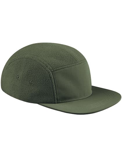 Recycled Fleece Outdoor Camper Cap — Olive Green