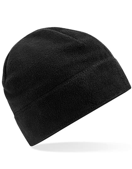 Recycled Fleece Pull-On Beanie — Black