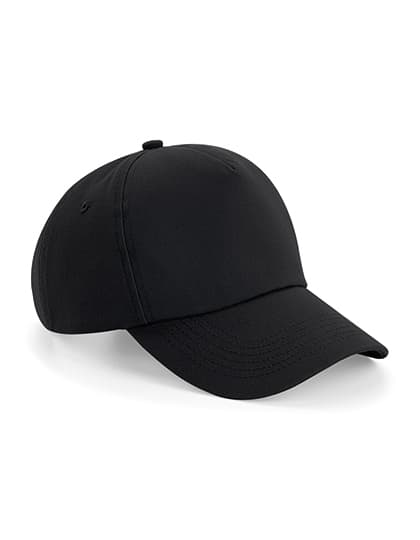 Authentic 5 Panel Cap — Black