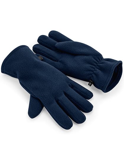 Recycled Fleece Gloves — French Navy