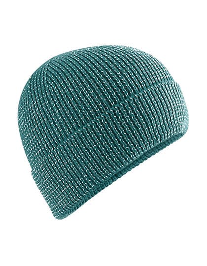 Streetlite Reflective Beanie — Marine Green
