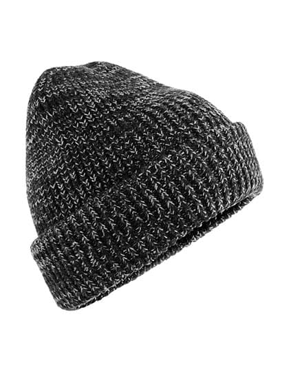 Campfire Beanie — Black Speck