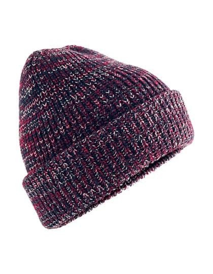 Campfire Beanie — Navy Speck