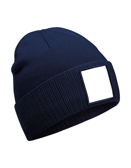 Appliqué Patch Beanie — Oxford Navy