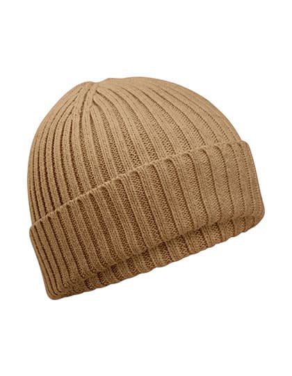 Organic Cotton Kids Beanie — Biscuit