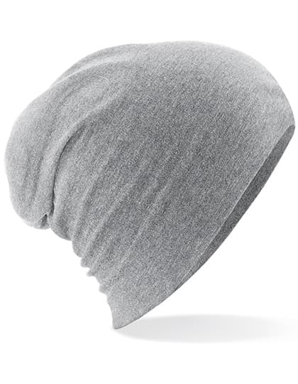Hemsedal Cotton Slouch Beanie — Heather Grey