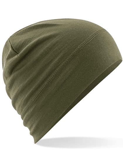 Merino Beanie — Military Green