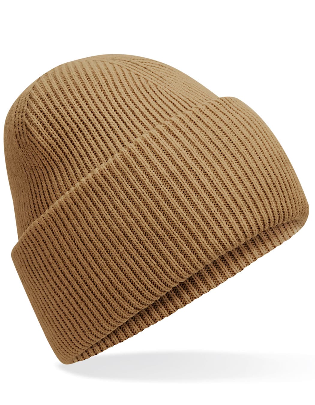 Classic Engineered Deep Cuffed Beanie — Biscuit