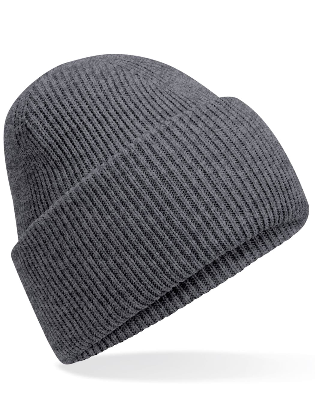Classic Engineered Deep Cuffed Beanie — Granite