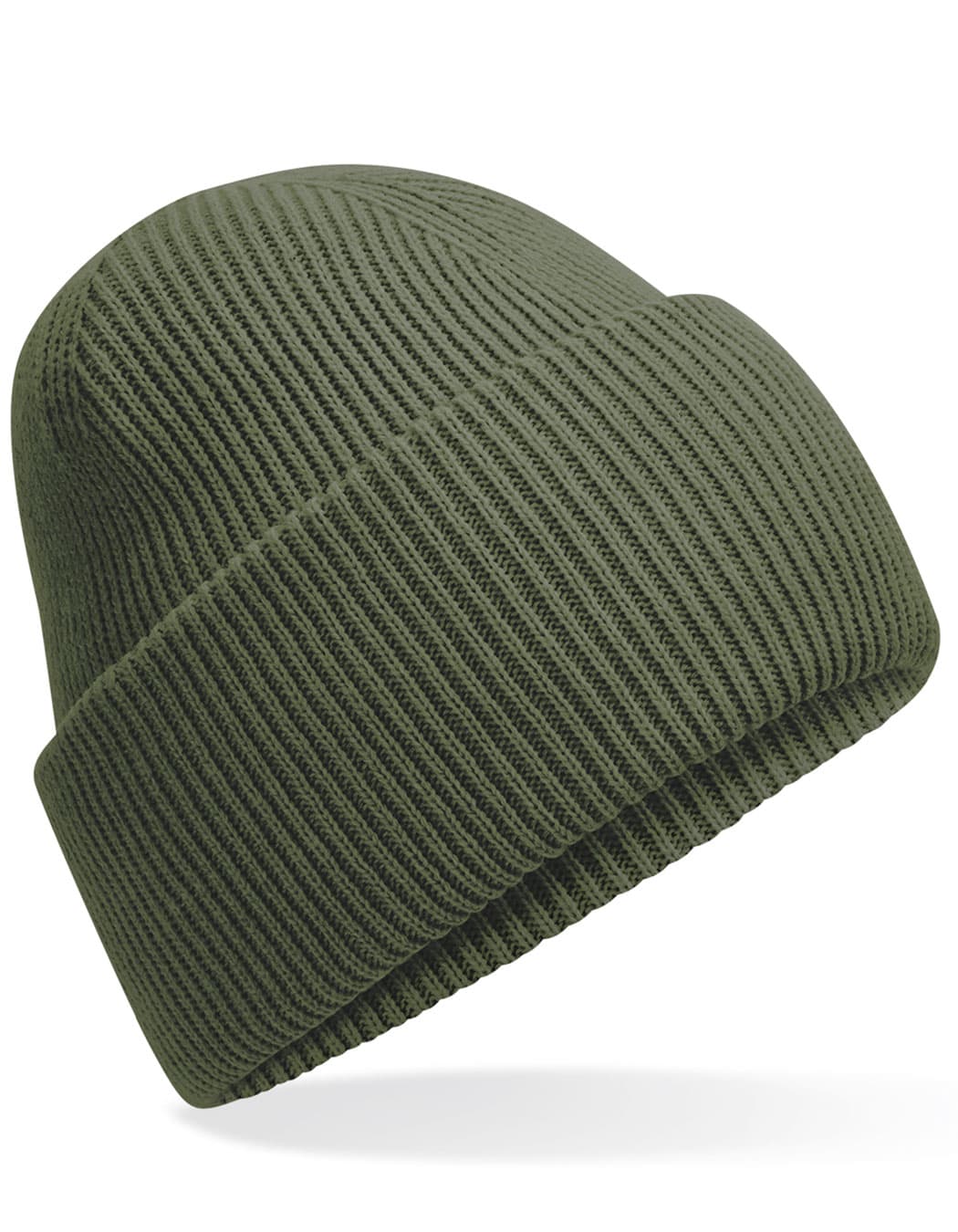 Classic Engineered Deep Cuffed Beanie — Olive Green