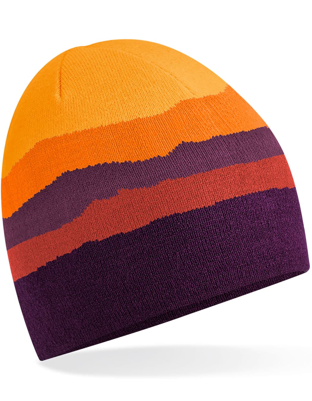 Mountain Peaks Pull-On Beanie — Desert Peaks