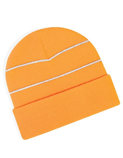 Enhanced-Viz Beanie — Fluorescent Orange