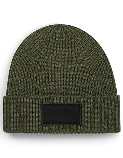 Fashion Patch Beanie — Military Green