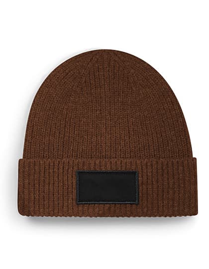 Fashion Patch Beanie — Walnut