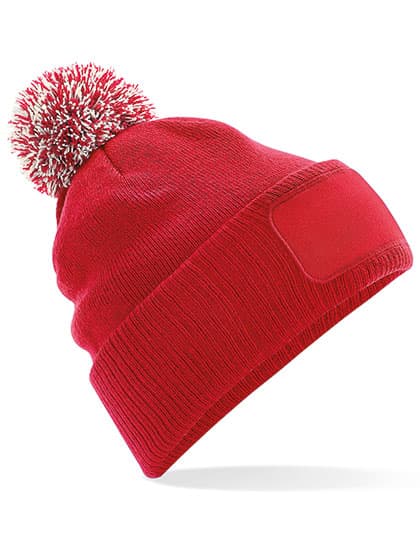 Snowstar® Patch Beanie — Classic Red