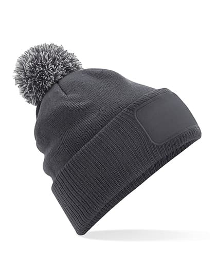 Snowstar® Patch Beanie — Graphite Grey