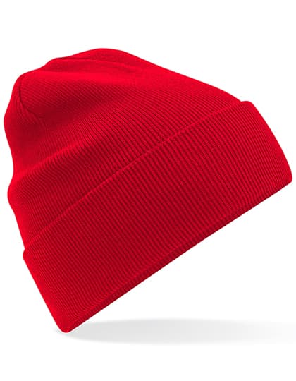 Organic Cotton Original Cuffed Beanie — Classic Red