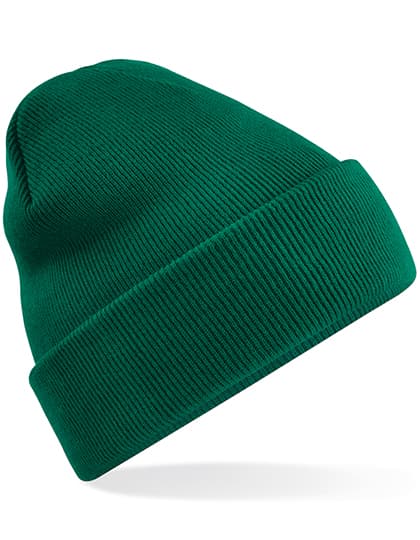 Recycled Original Cuffed Beanie — Bottle Green