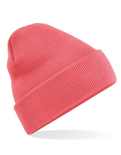 Original Cuffed Beanie — Coral