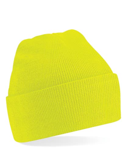 Junior Original Cuffed Beanie — Fluorescent Yellow