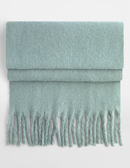 Fluffy Scarf — Dusty Green