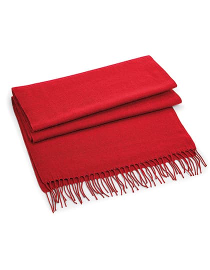Classic Woven Scarf — Classic Red