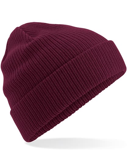 Organic Cotton Beanie — Burgundy
