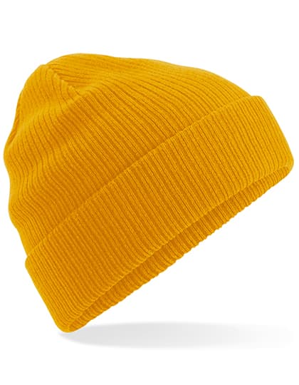 Organic Cotton Beanie — Mustard