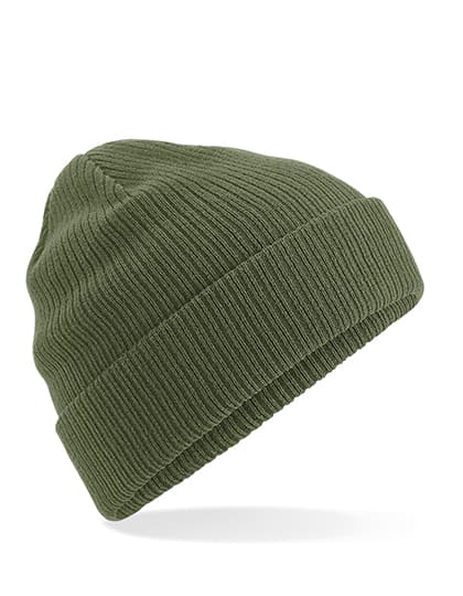 Organic Cotton Beanie — Olive Green
