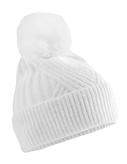 Snow Luxe Beanie — White