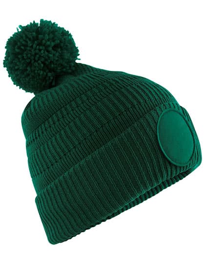 Fan Patch Beanie — Bottle Green