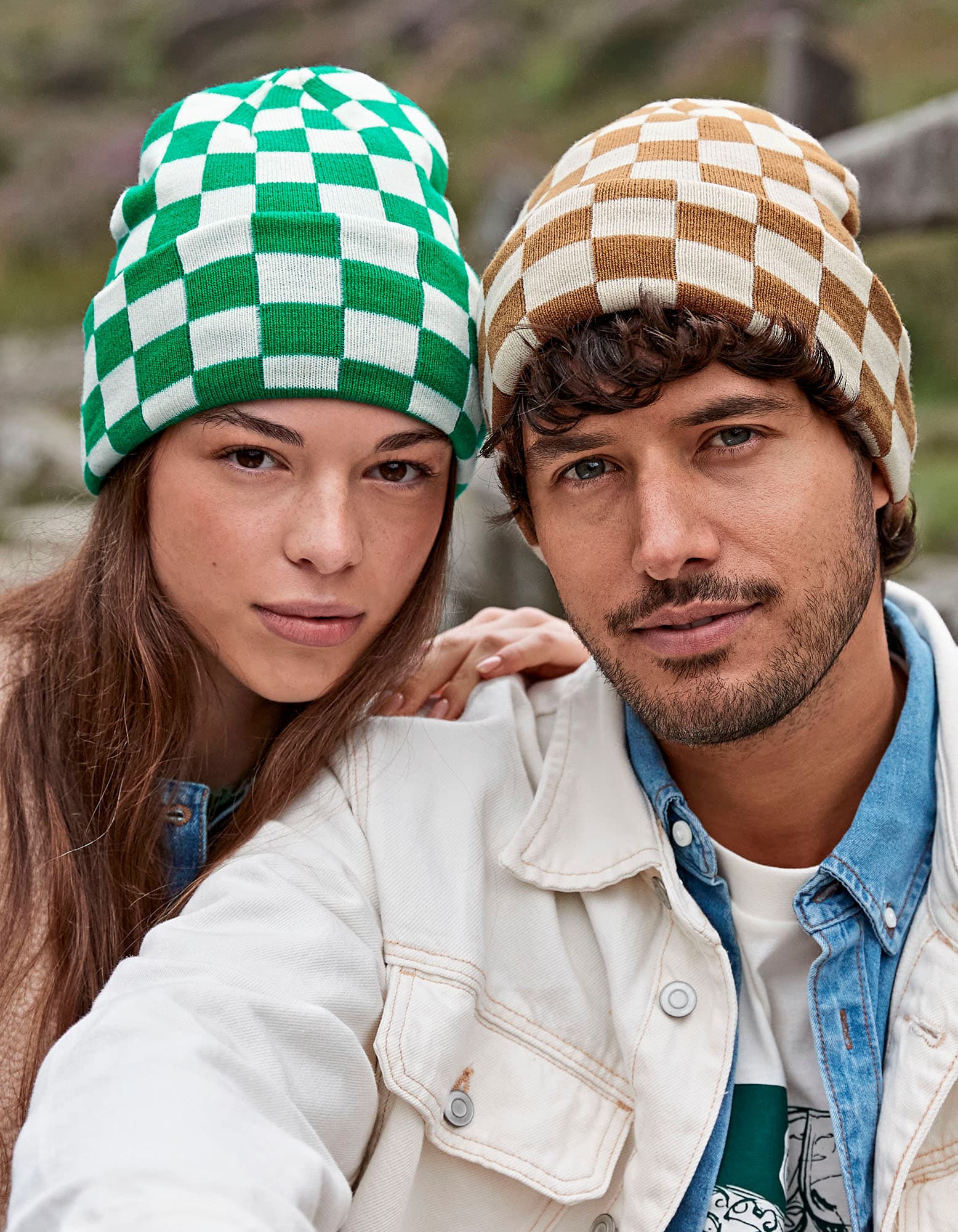 Checkerboard Beanie