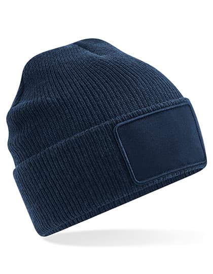 Removable Patch Thinsulate™ Beanie — French Navy