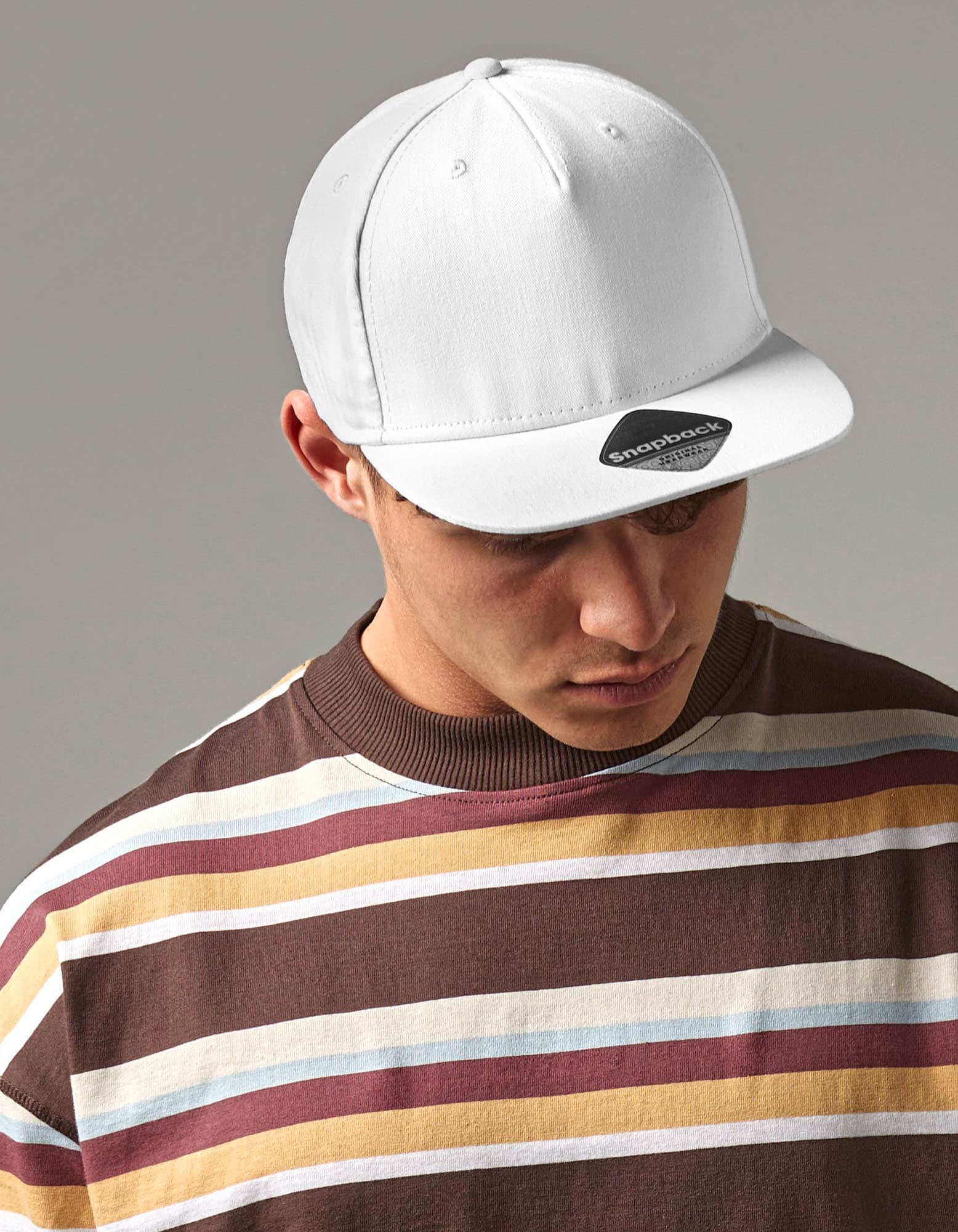 5 Panel Snapback Rapper Cap