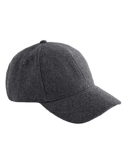 Wool Blend Cap — Charcoal