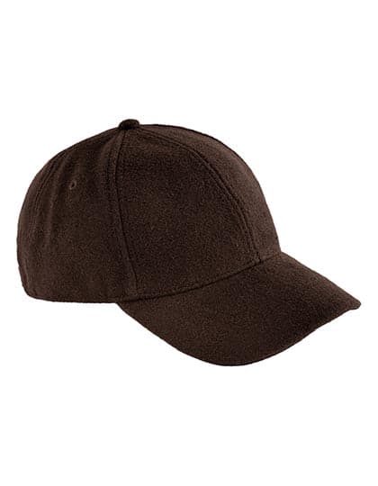 Wool Blend Cap — Dark Brown
