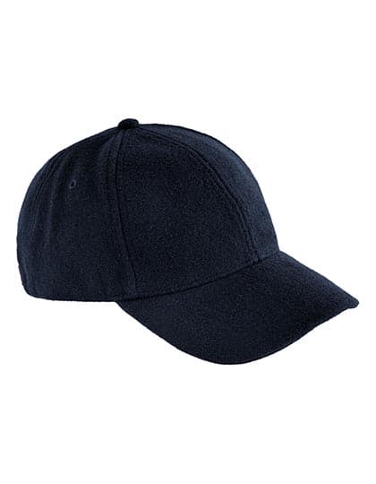 Wool Blend Cap — Navy