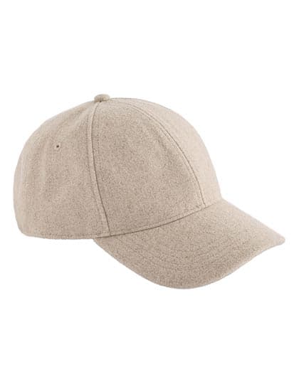 Wool Blend Cap — Stone