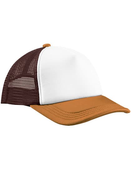 Retro 5 Panel Trucker — Chocolate