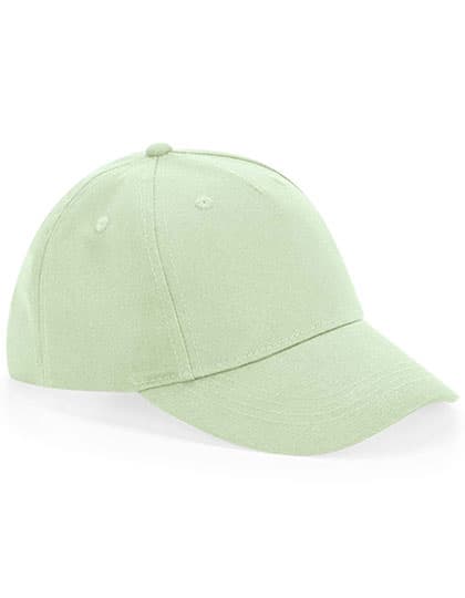 Junior Organic Cotton 5 Panel Cap — Pistachio