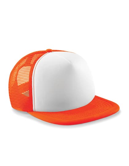 Vintage Snapback Trucker Cap — Orange