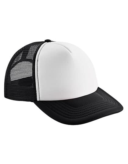Junior Vintage Snapback Trucker — Black