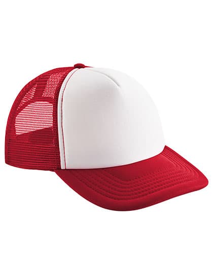 Junior Vintage Snapback Trucker — Classic Red