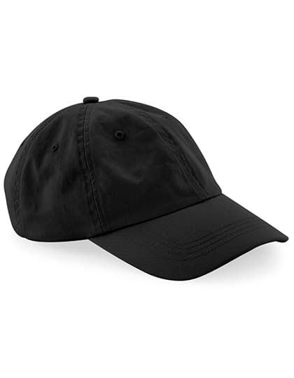 Organic Cotton 6 Panel Dad Cap — Black