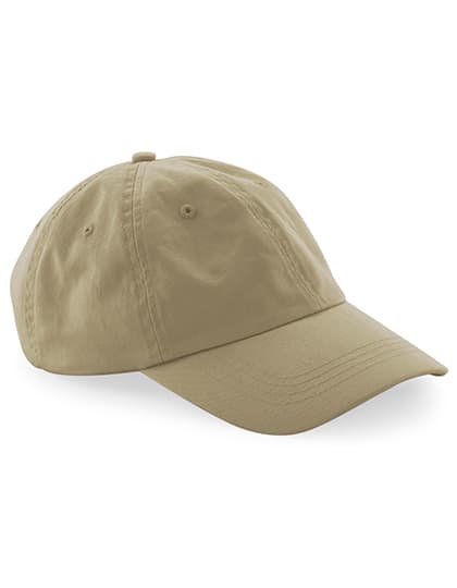 Organic Cotton 6 Panel Dad Cap — Desert Sand
