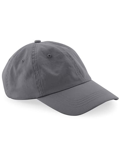 Organic Cotton 6 Panel Dad Cap — Graphite Grey