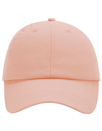 Low Profile 6 Panel Dad Cap — Peach