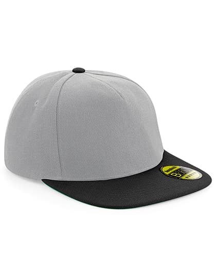 Original Flat Peak Snapback Cap — Grey