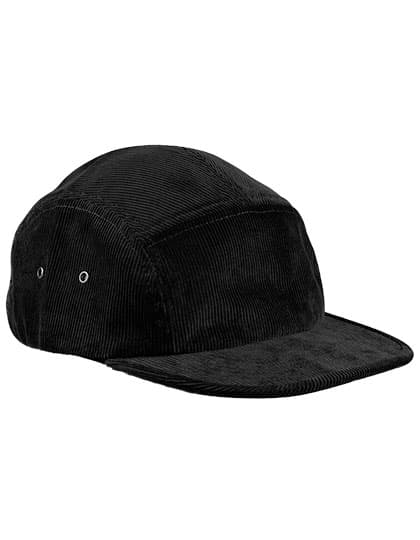 EarthAware® Organic Cord Camper Cap — Black