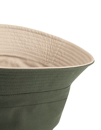 Reversible Bucket Hat — Olive Green